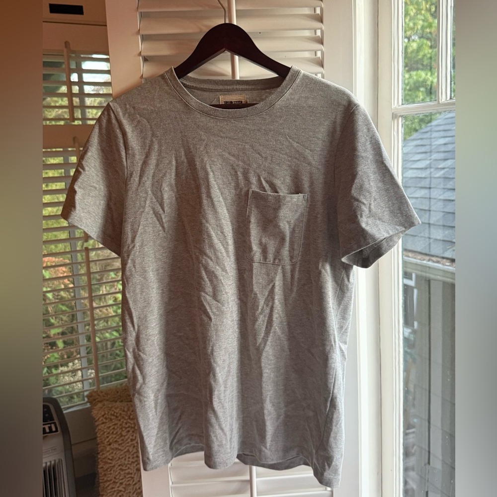 Taylor Stitch Classic Gray Short Sleeve Tee